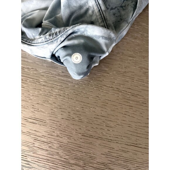 LULULEMON FAST FREE HR SHORT 10” City Grit White Blue SIZE 0 New - Picture 5 of 5